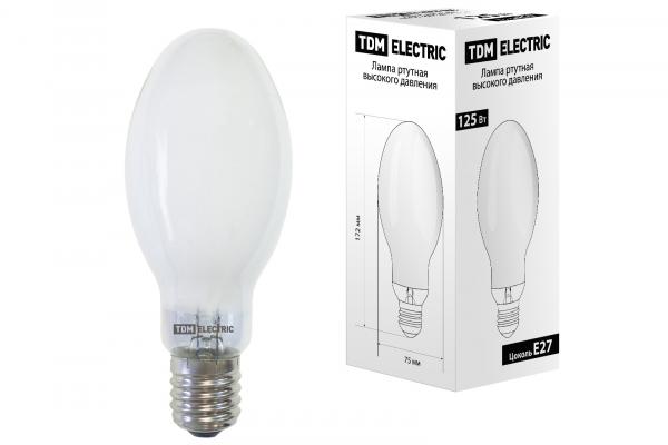 Ртутная лампа  TDM  125Вт  4200К  Е27