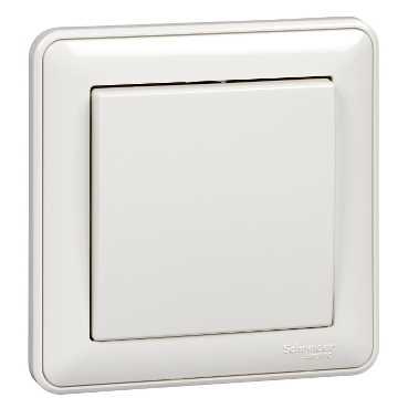 Schneider Electric  Wessen59  Белый  Выключатель 1-клавишный 10АХ, в сборе, VS110-154-18