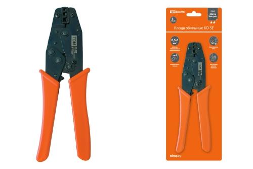 Пресс-клещи КО-5Е 0,5-6 мм (трапеция)  TDM