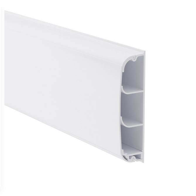 Кабельный короб  плинтусного типа , трехсекционный, с крышкой 90х25мм DKC 09200