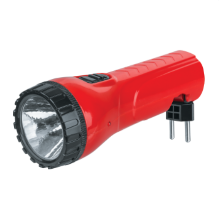 Фонарь светодиодный Navigator NPT-CP20-ACCU пластик 1LED, 2 режима прямая зарядка 230В, аккумулятор.4В, 500мАч 14 029