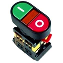 Арматура светосигнальная TDM APBB-22N неон кнопка "I-O" 1з+1р ' SQ0704-0021