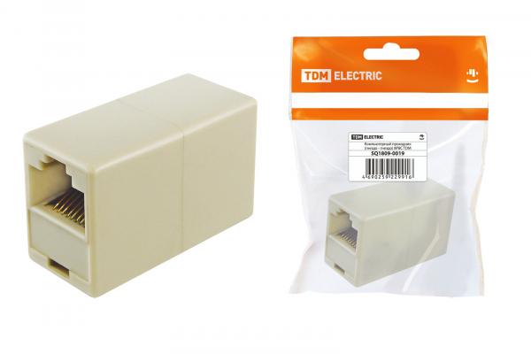 Компьютерный проходник (гнездо-гнездо) 8P8C, индивидуальная упаковка TDM