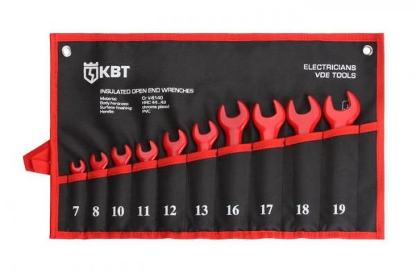 Набор диэлектр. однорожковых ключей 10 шт. "Эксперт" НИИ-21 (КВТ)