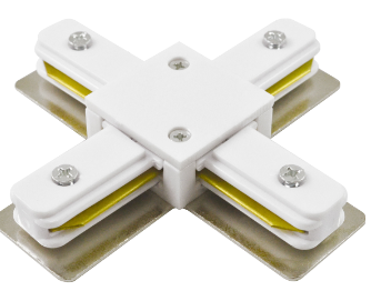 Коннектор белый X -образный Jazzway PTR CX-WH