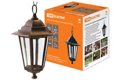 Светильник садово-парковый TDM НСУ 06-60-001 шестигранник, подвес, пластик, бронза