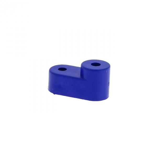 Изолятор угловой для "О" шины синий EKF